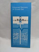 Vintage 1977 Enhanced Recovery Of Oil And Gas US Department Of Energy Brochure picture