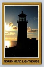 WA-Washington, North Head Lighthouse, Exterior, Vintage Postcard picture