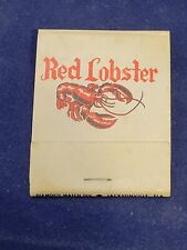 VINTAGE Red Lobster Restaurants Nostalgic - Diamond Match Matchbook picture