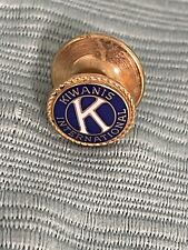 Kiwanis International Tie Tack Lapel Hat Member Pin 10K Gold picture