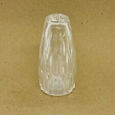 Vintage 1980s Crystal Glass 3.5” Salt Pepper Shaker Tabletop Art Decor 3 picture