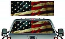 Vintage American Flag Rear Window Graphic picture