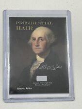 George Washington Hair Strand President Historic Card Famous Relics Rare DNA picture