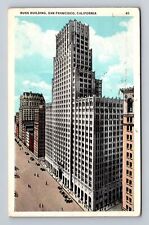 San Francisco CA- California, Russ Building, Advertise, Vintage c1932 Postcard picture
