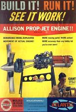 Atlantis Models 1551 1/10 Allison 501-D13 Prop-Jet Engine w/Moving Parts & Stand picture