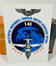 Lot of 10 New T45 Rolls Royce McDonnell Douglas British Aerospace Hughes Sticker picture
