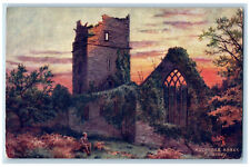 c1910 Muckross Abbey Killarney Ireland Oilette Tuck Art Antique Postcard picture