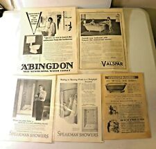 5 Victorian 1890-1929 Print Ads Abingdon Valspar Standard Speakman Advertising picture