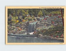 Postcard Waterfalls in Forest Park St. Louis Missouri USA picture