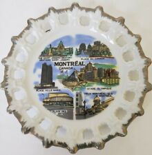 Montreal Canada Wall Decor Vintage Montreal Souvenir Plate Collectible. picture