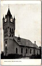 1908 Synod Church Pelican Rapids Minnesota MN Religious Bldg. Posted Postcard picture