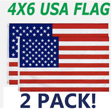 4x6 FT Feet Outdoor American Flag USA Luxury Star US w Grommets picture