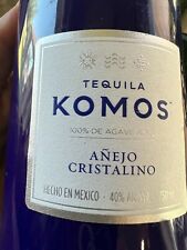 3 Komos Anejo Cristalino Tequila EMPTY BOTTLES Hand Crafted  Mexico 750 ml picture