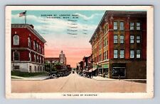 Houghton MI-Michigan, Shelden Street Looking West Antique Vintage c1935 Postcard picture