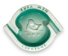 Cipriani New York Ceramic Ashtray Vintage Green Mint Harry's Bar picture