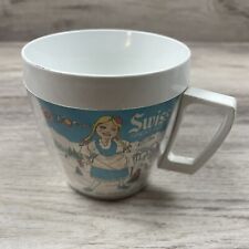 Vintage Swiss Miss Hot Cocoa Thermo Serv 6 oz. Small Cocoa Mug, West Bend U.S.A. picture