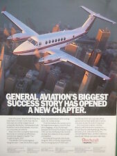 5/1991 PUB BEECHCRAFT RAYTHEON AVION KING AIR 350 AIRCRAFT ORIGINAL AD picture
