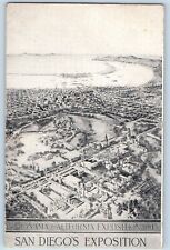 California CA Postcard San Diego Exposition Bird's Eye View 1915 Antique Posted picture