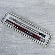 Kiwanis International Parker Victor Pen with Cartridge Maroon in Box NEW picture