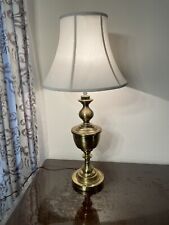 Vintage Large Brass Drum Table Lamp picture