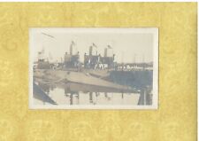 X Military USN American naval flag & ships K4 and K8 RPPC real photo postcard  picture