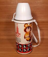 MISHKA XXII OLYMPIAD-80 MOSCOW THERMOS EAGLE BRAND MADE IN INDIA ОЛИМПИАДА-80 picture