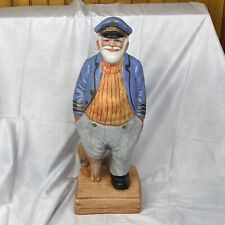 1970's Holland Mold Ceramic Peg Leg Sea Captain Statue 21” Tall  Vintage picture