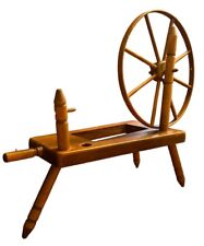 Vintage Miniature Wooden Spinning Wheel - Rustic Primitive Decor 16