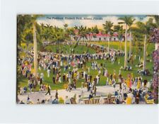 Postcard The Paddock, Hialeah Park, Miami, Florida picture