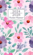 2024-2028 Monthly Pocket Planner: Small 5 Year Monthly Pocket Calendar for Purse picture