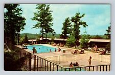 Olive Hill KY-Kentucky, Carter Cave St Resort Park Lodge Pool, Vintage Postcard picture