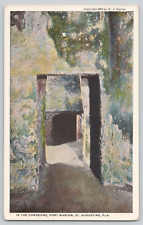 Postcard The Dungeons, Fort Marion, St. Augustine, Florida picture