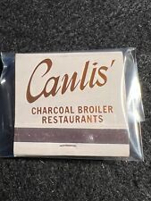 VINTAGE MATCHBOOK - CANLIS' CHARCOAL BROILER RESTAURANTS - SAN FRAN - UNSTRUCK picture