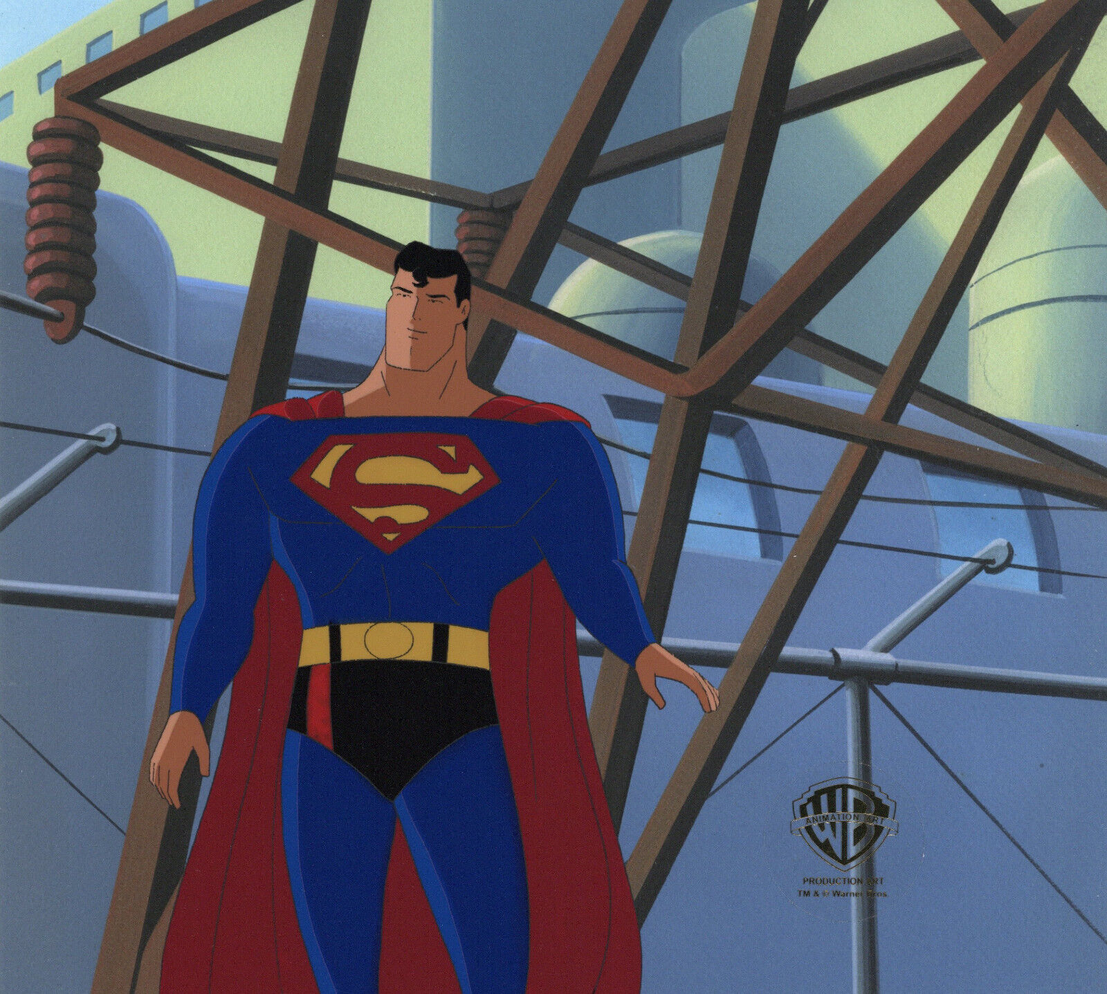 WB Superman Animated Series-Original Production Cel-Superman-Identity Crisis