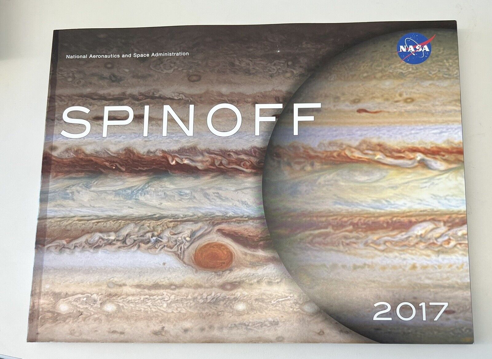 NASA SPINOFF 2017 Technology Transfer Program Book Space Jupiter Earth RARE
