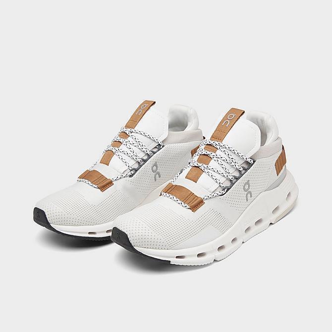 ON CLOUDNOVA RUNNING SHOES WHITE/PEARL