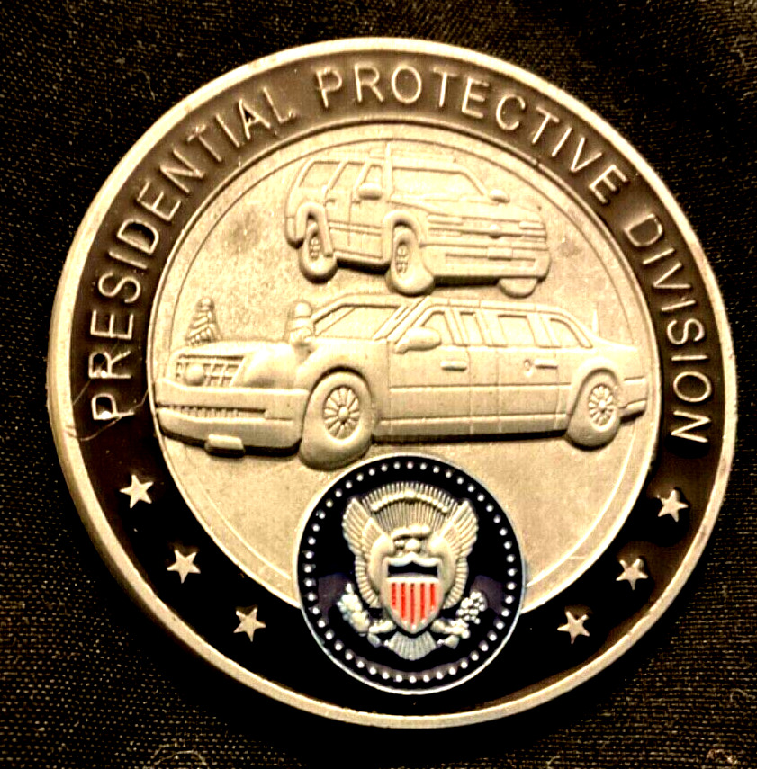 RARE USSS PRESIDENTIAL PROTECTION DETAIL TRANSPORTION DIVISION 1.75\