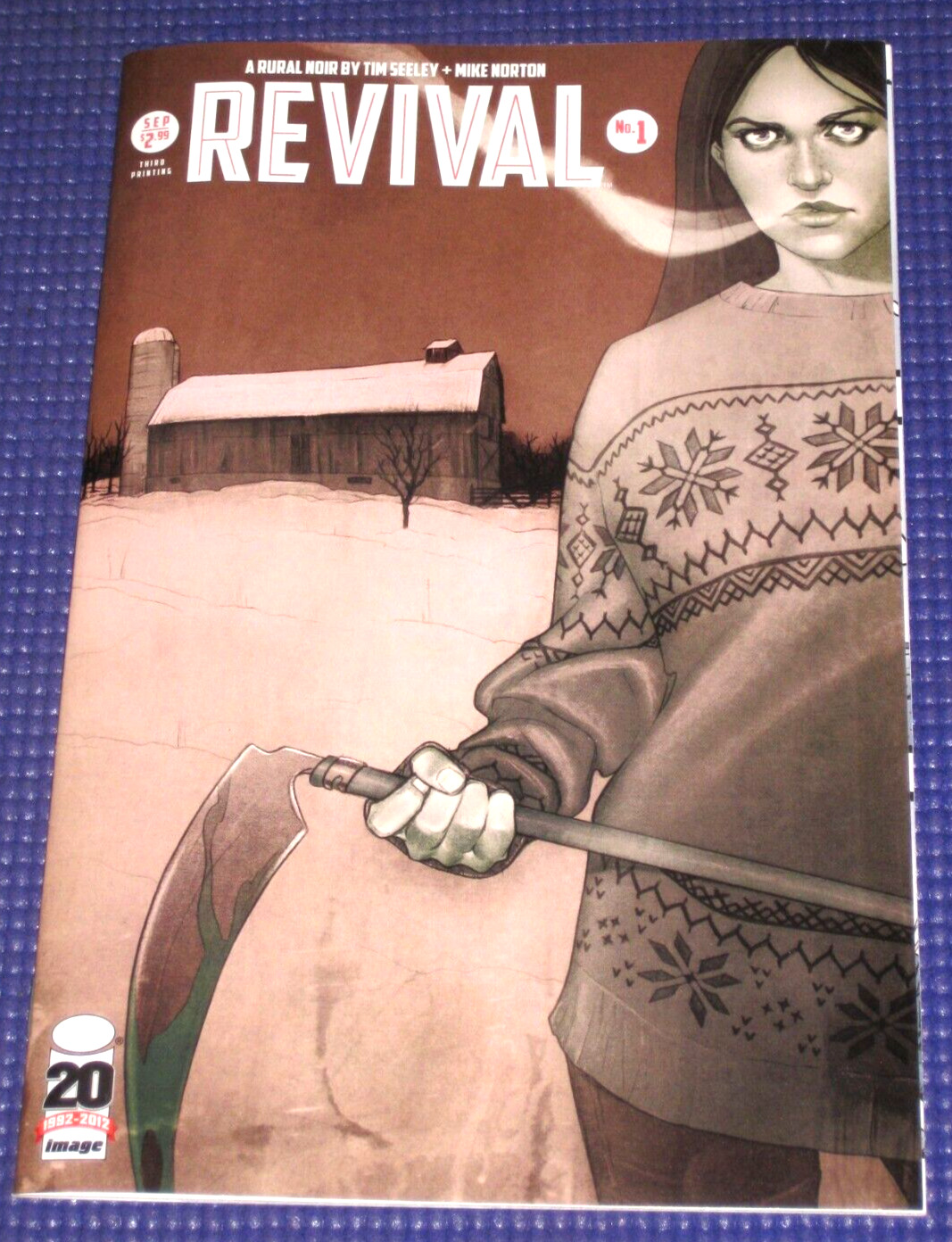 Revival #1 Image Comics 2012 HTF 3rd Print Seeley Frison VF (See Description)