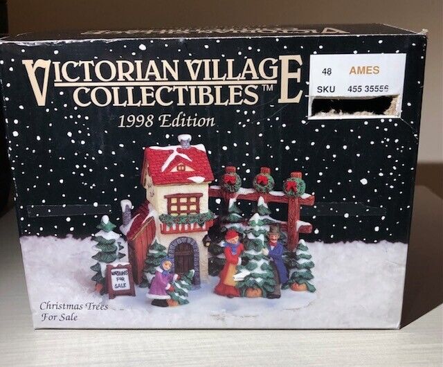 Victorian Village Collectibles 1998 Edition Christmas Trees For Sale Rare