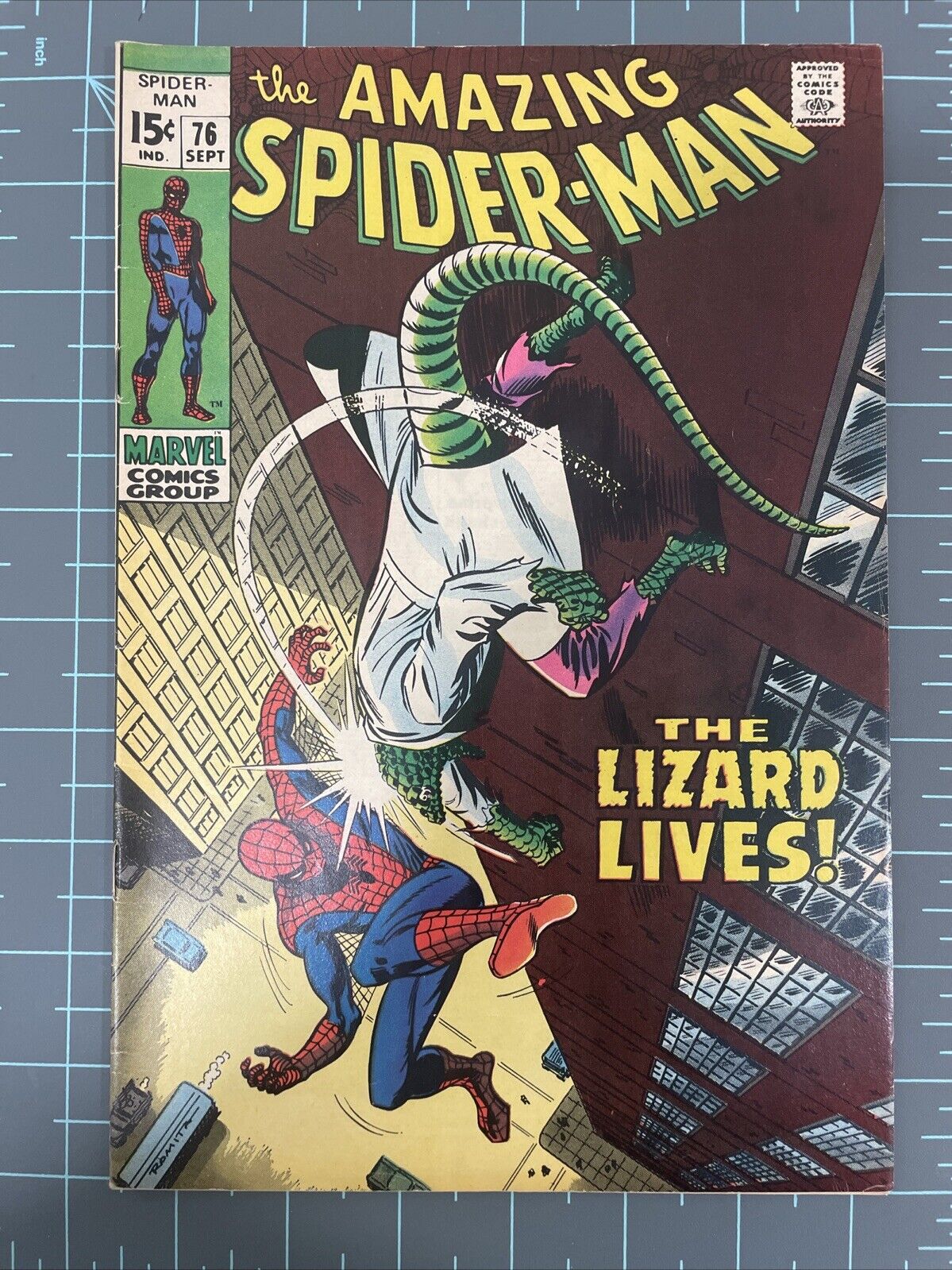 Amazing Spider-Man #76 Lizard Appearance Marvel 1969 Silver Age Grade It