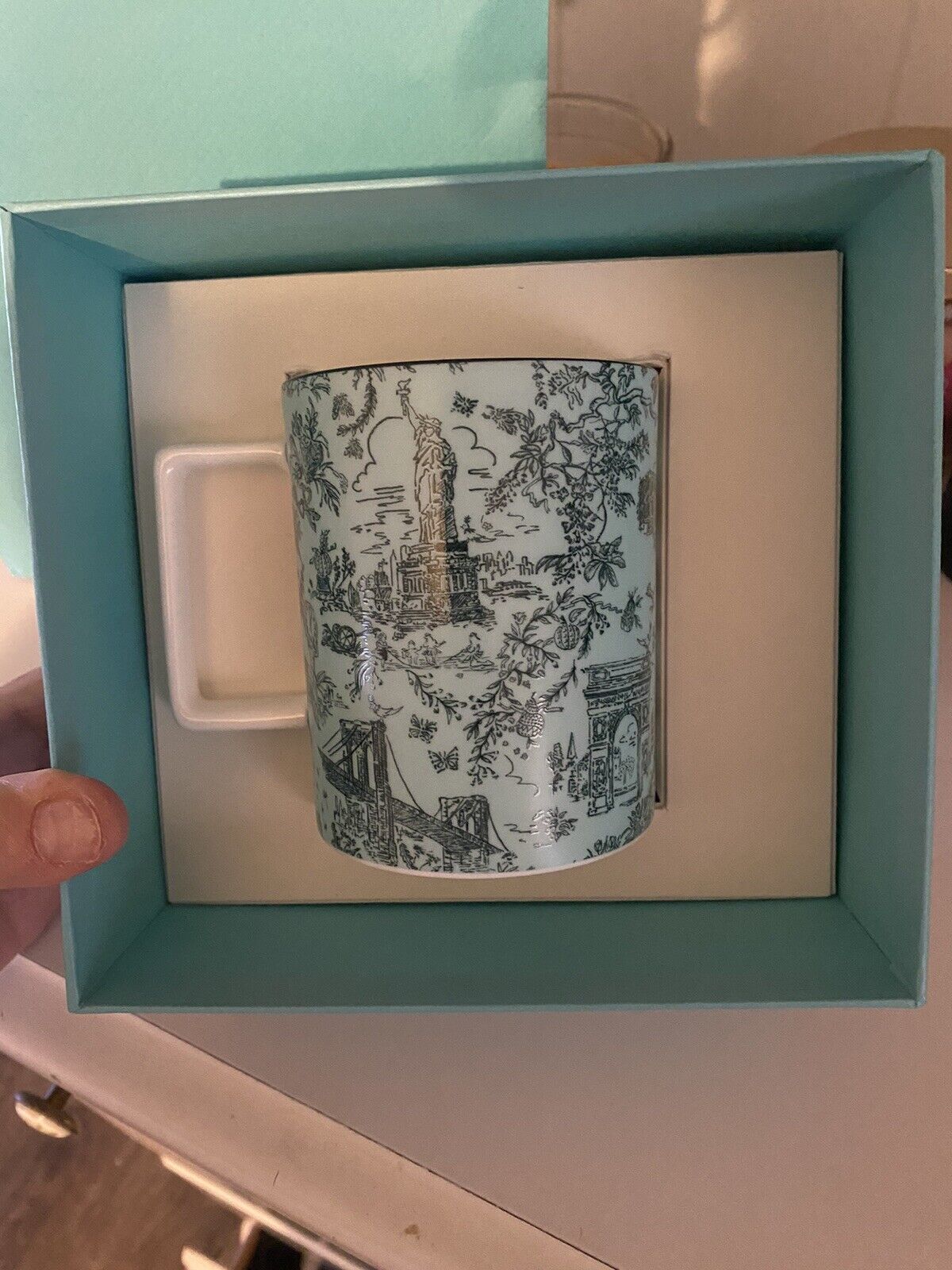 Tiffany And Co. Toile Mug Brand New In Box And Bag