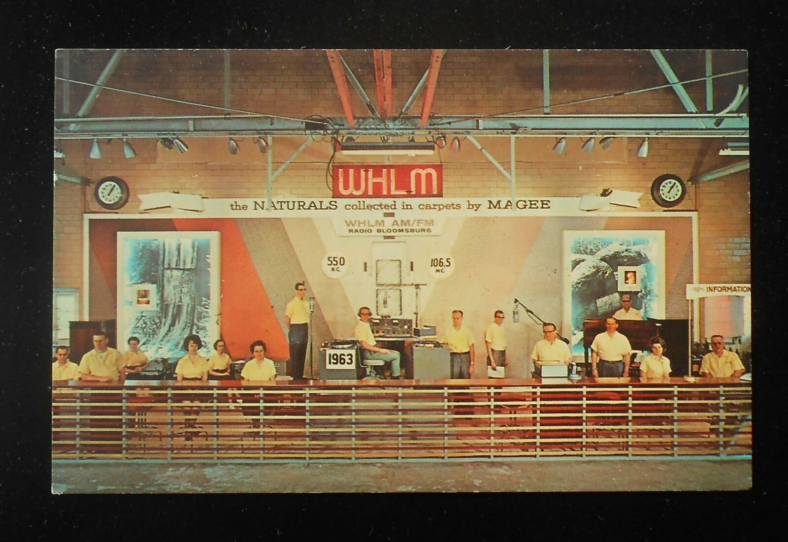 1963 Radio WHLM Broadcasting from Bloomburg Fair Harry L. Magee Bloomsburg PA PC