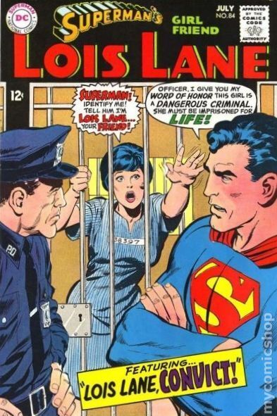 Superman\'s Girlfriend Lois Lane #84 VG- 3.5 1968 Stock Image Low Grade