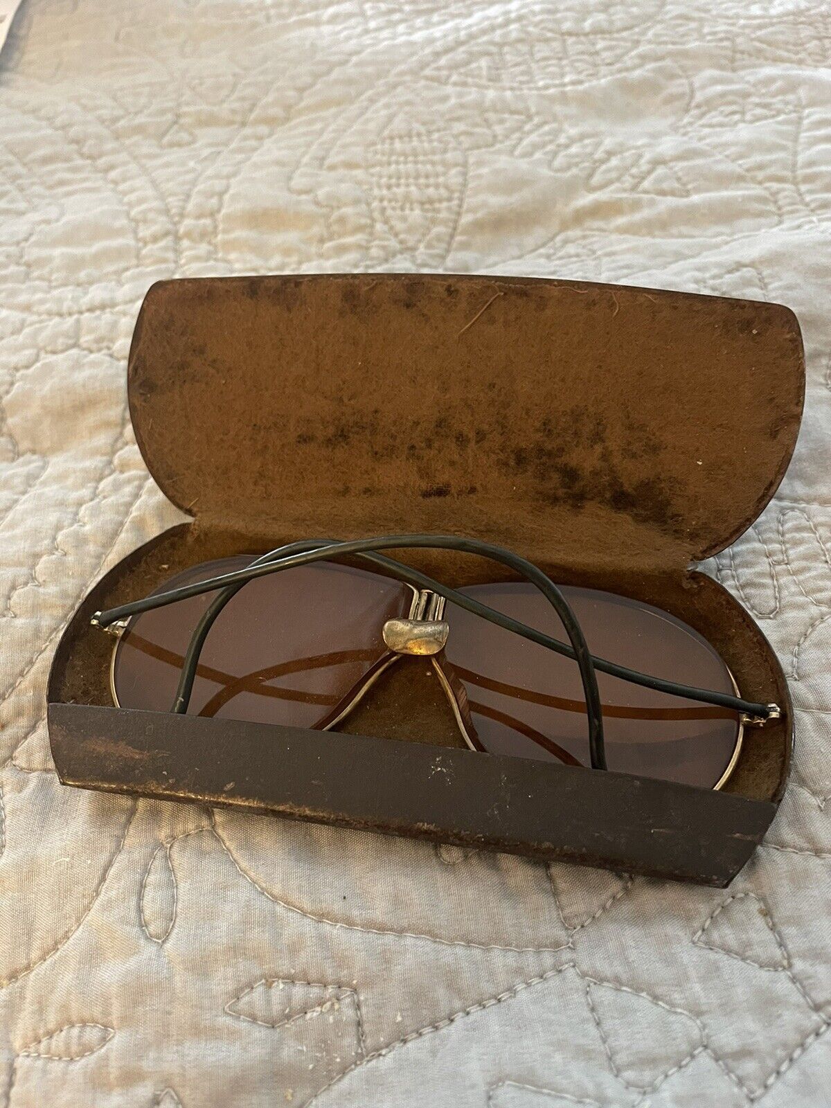 AVIATOR  RARE WW. 1. MILITARY  Sun Glasses With Original Case.
