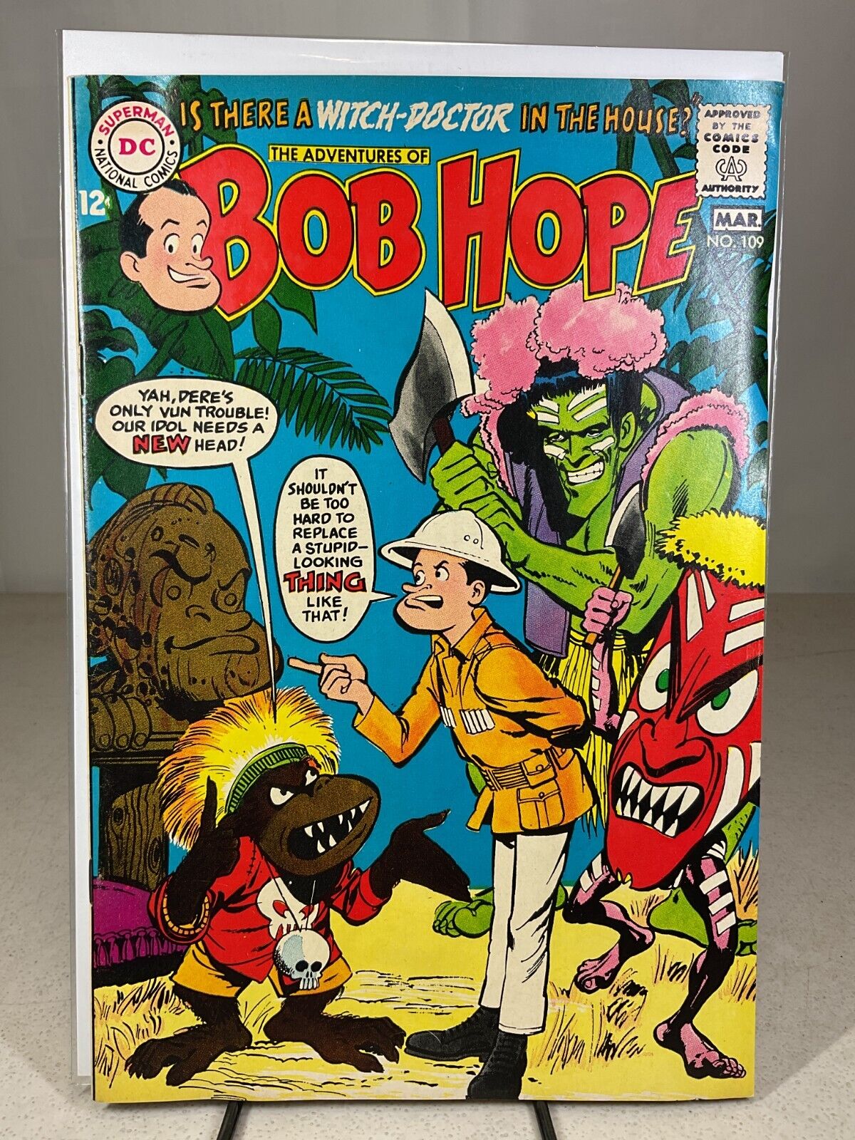 DC Adventures of Bob Hope #109 March 1968 VF- Final Issue
