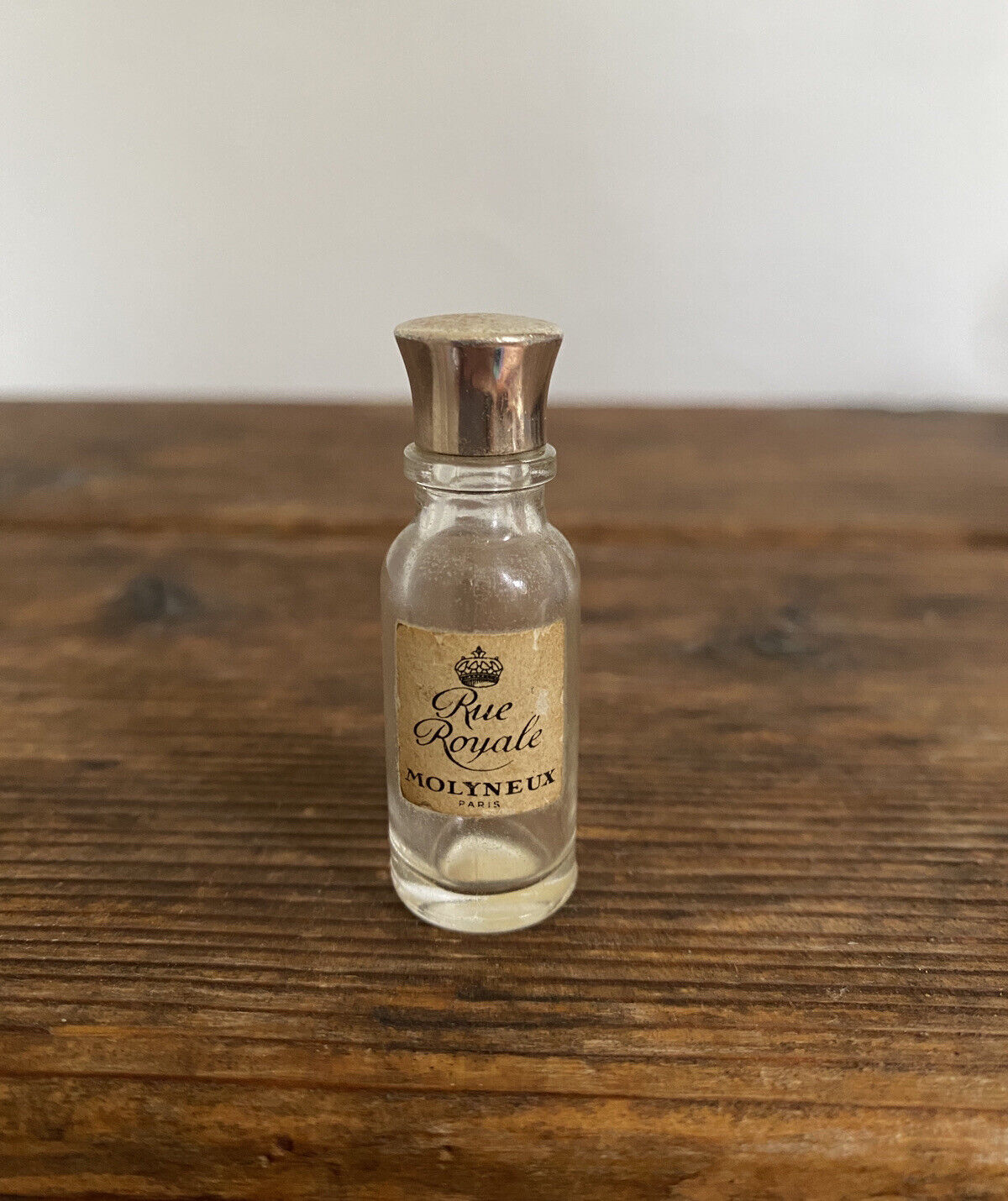 Vintage Rue Royale by Molyneux Paris France Perfume Miniature Bottle Only