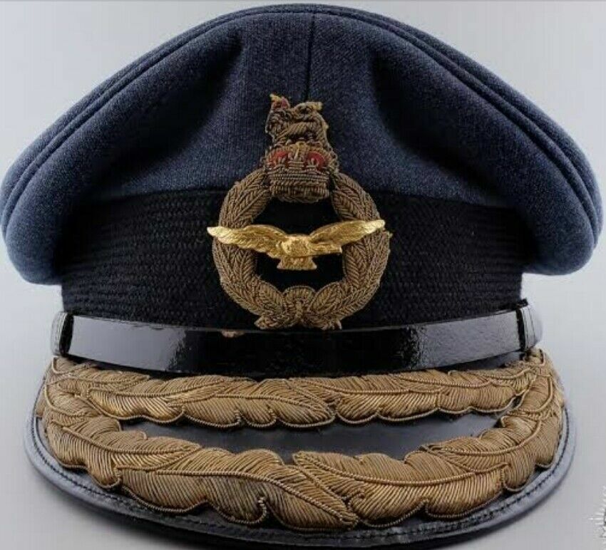 second-war-royal-air-force-rcaf-air-vice-marshall-visor cap