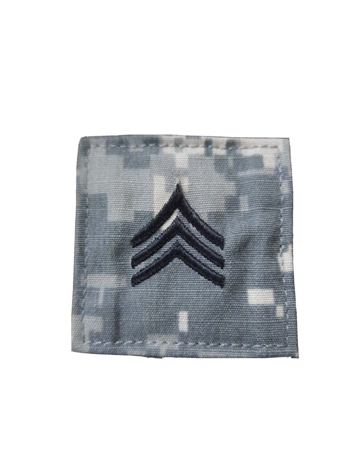 US Army ACU Rank E-5 Sergeant Patch w/ Hook Fastener Uniform Ready Made in USA