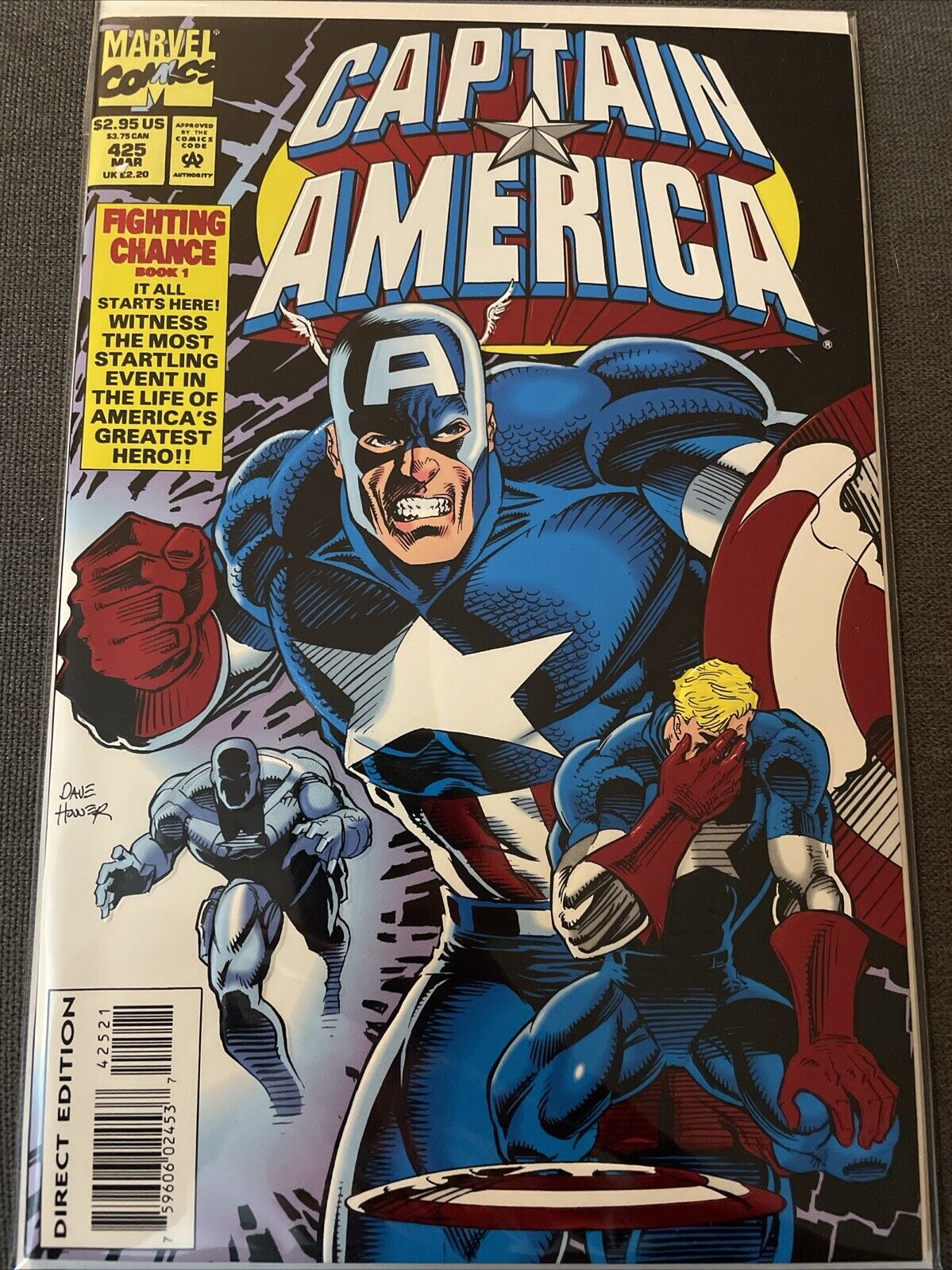 Marvel -  CAPTAIN AMERICA #425 (Great Condition) bagged and boarded
