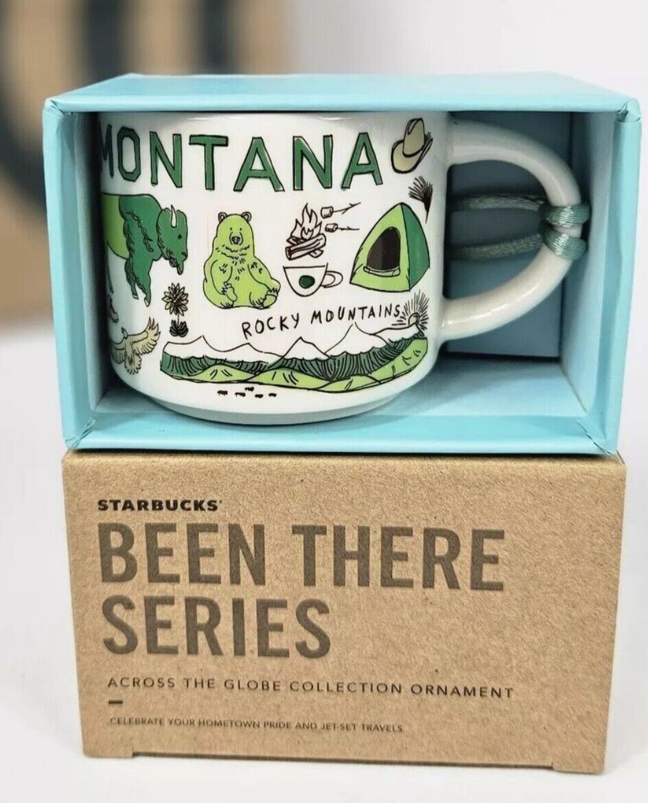 Starbucks Montana Been There Series, 2 Ounce Espresso, Cappuccino Cup, Ornament